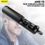 Ασύρματα ακουστικά με θήκη φόρτισης AWEI Τ5 AWEI