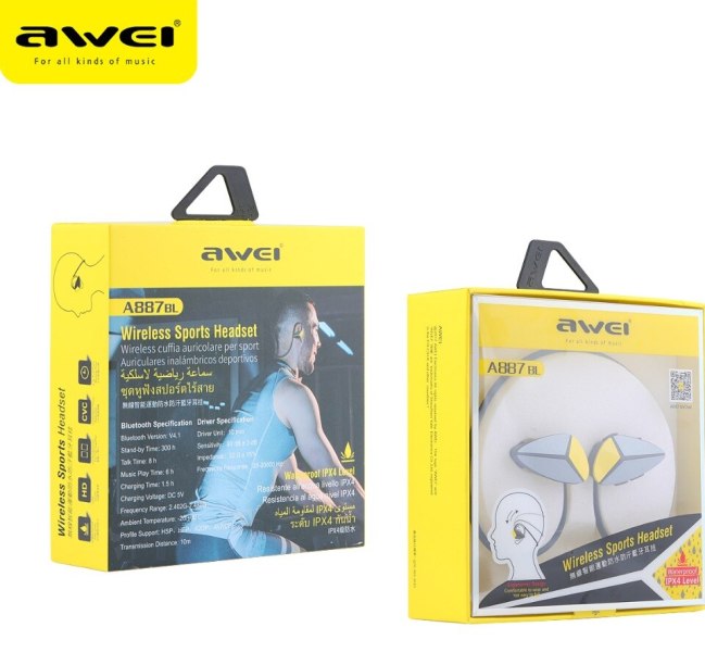 A_887BL__3_45tj-5v Ασύρματα αθλητικά ακουστικά Bluetooth A 887 BL AWEI AWEI - Image 1