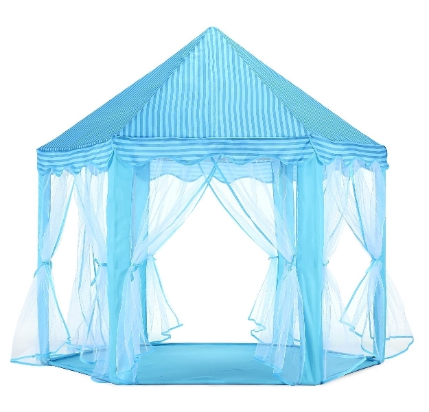 BLUE_TENT Υφασμάτινη παιδική σκηνή παιχνιδιού, γαλάζια 9212 OEM - Image 1