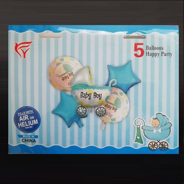 BOY_BALLOONS_1_cj6g-od Σετ μπαλόνια 5 τεμαχίων γέννηση αγοριού μπλε OEM - Image 1