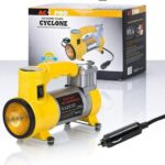 Αεροσυμπιεστής ελαστικών αυτοκινήτου με μανόμετρο και φως 12V 150PSI CYCLONE OEM