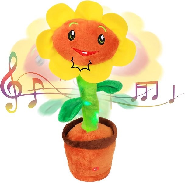 DANCING_SUNFLOWER_POT_1_vjzv-bk Ηλιοτρόπιο σε γλάστρα που χορεύει και τραγουδάει 2275-291 OEM - Image 1