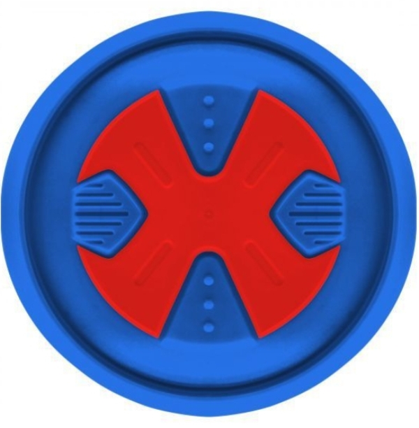 DOG_FRISBEE_BLUE_2_jobe-4y Φρίσμπι σκύλου για εκπαίδευση και μάσημα μπλε-κόκκινο 19418-228 Nunbell Nunbell - Image 1