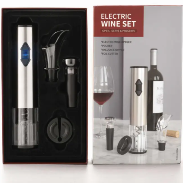 ELECTRIC_WINE_SET_1_2bv9-45 Ηλεκτρικό σετ ανοίγματος κρασιού 20114 OEM - Image 1