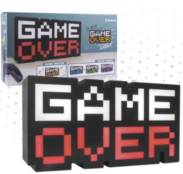 GAME_OVER_1_mzb5-9c Λάμπα διακοσμητική 8-bit Paladone OEM - Image 1