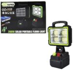 Ηλιακός φορητός προβολέας LED 2000W GD-2305B GDplus