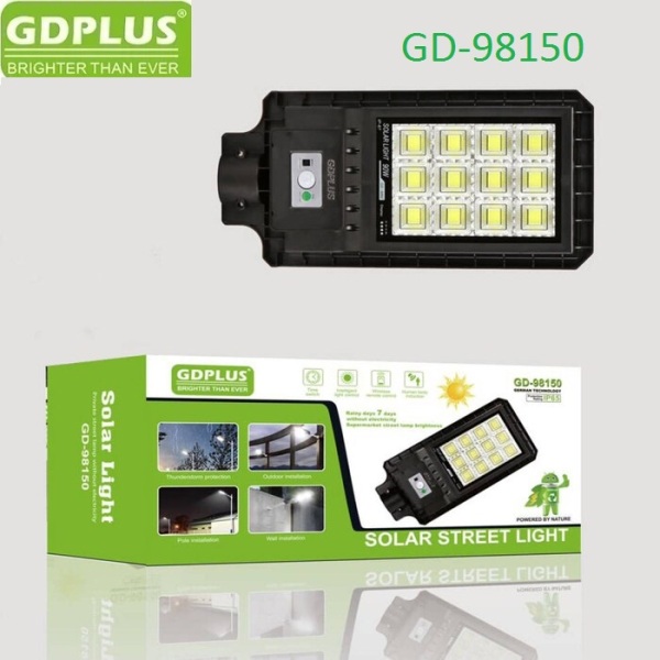 GD-98150_2_6y70-jv Ηλιακό φως δρόμου με ανιχνευτή κίνησης και τηλεχειριστήριο 150W GD-98150 GDPLUS GDplus - Image 1