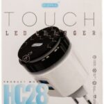 Φορτιστής πρίζας με φως LED 2 USB HC28 EZRA EZRA