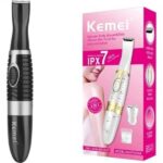 Γυναικεία ξυριστική μηχανή 3 σε 1 μαύρη KM-PG-5004 KEMEI KEMEI