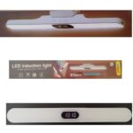 Επαναφορτιζόμενο φωτιστικό ντουλαπιού LED με ρολόι λευκό Q-LED703 ANDOWL Andowl