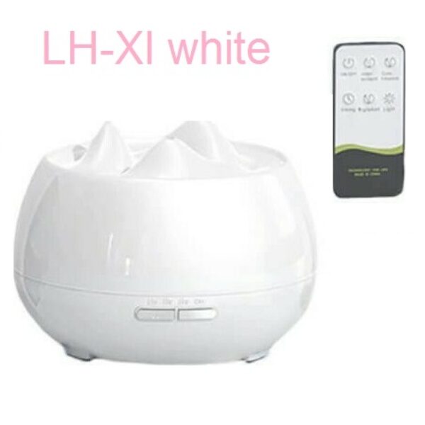 Iceberg υγραντήρας συσκευή αρωμαθεραπείας με φωτισμό LED 500ml λευκός LH-XI OEM