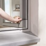 Σίτα εντόμων παραθύρου με αυτοκόλλητο Velcro 150x180cm μαύρο OEM