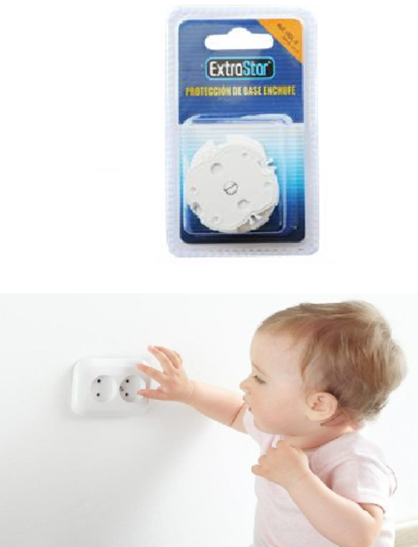 PLUG_PROTECTION_1_r67n-8q Προστατευτικές τάπες πρίζας τοίχου 5 τεμάχια Extrastar 0634 8755 OEM - Image 1