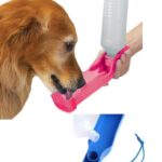 Ποτίστρα σκύλου 500ml φούξια OEM