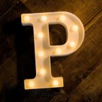 Γράμμα LED μπαταρίας  P 22cm OEM