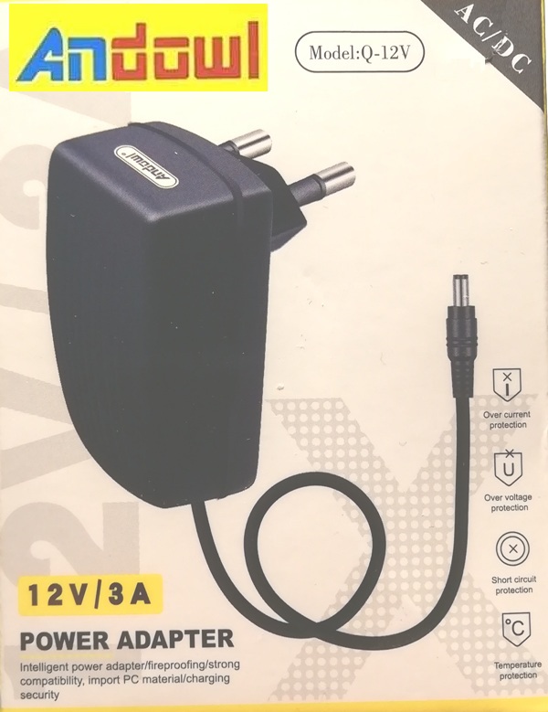 Q-12V_2_dr2c-34 Τροφοδοτικό AC/DC 12V/3A Q-12V ANDOWL Andowl - Image 1