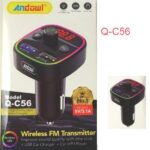 Ασύρματος πομπός FM Bluetooth Q-C56 ANDOWL Andowl
