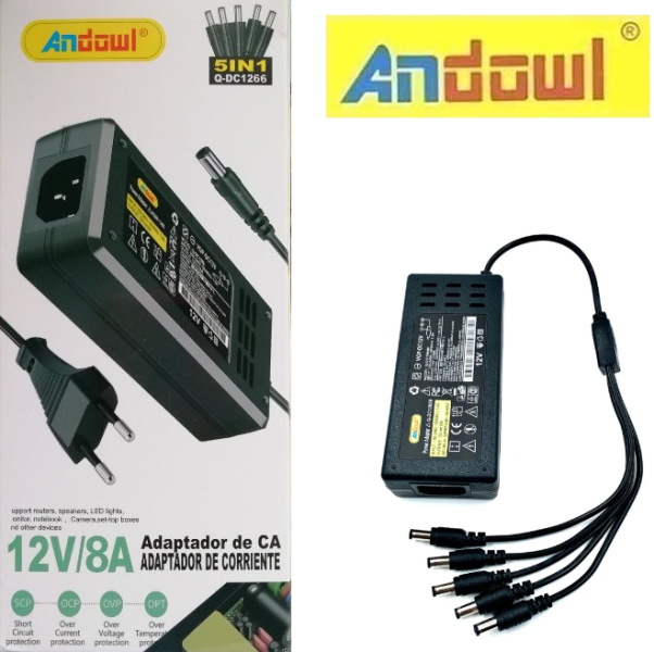 Q-DC1266_1_dxyx-8w Μετασχηματιστής AC DC 5 σε 1 Q-DC1266 ANDOWL Andowl - Image 1