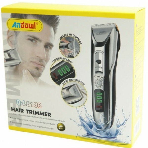 Q-L8188_1_peyg-9v Επαναφορτιζόμενη κουρευτική μηχανή Q-L8188 ANDOWL Andowl - Image 1