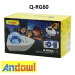Φωτιστικό προτζέκτορας LED RGB με τηλεχειριστήριο Q-RG60 ANDOWL Andowl