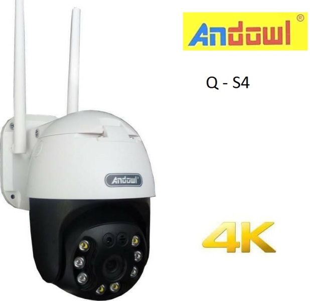 Q-S4_CAMERA_1_qujn-gn Έξυπνη αδιάβροχη εξωτερική κάμερα καταγραφής WiFi Q –S4 ANDOWL 8135 Andowl - Image 1