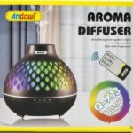 Υγραντήρας συσκευή αρωμαθεραπείας με φως RGB και τηλεχειριστήριο Q-X13 ANDOWL Andowl