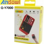 Επαναφορτιζόμενο, ασύρματο ηχείο και ραδιόφωνο κόκκινο Q-Y7000 ANDOWL Andowl