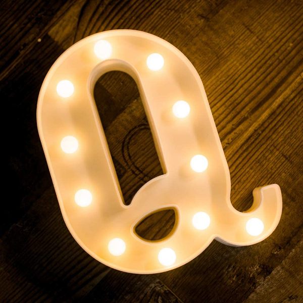 Q_rhht-af Γράμμα LED μπαταρίας Q 22cm OEM - Image 1