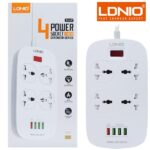 Πολύπριζο με 4 πρίζες και 4USB SC4407 LDNIO OEM
