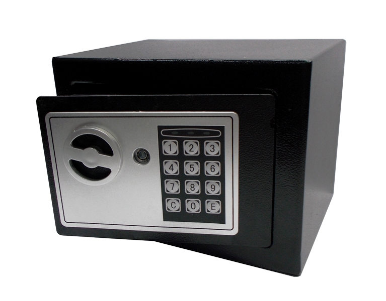 Security_safe_with_electronic_lock_and_key Χρηματοκιβώτιο ασφαλείας με ηλεκτρονική κλειδαριά και κλειδί OEM - Image 1