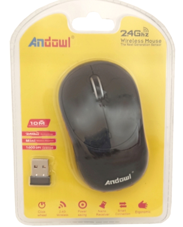an-185_mouse Ασύρματο εργονομικό ποντίκι 2,4 Ghz AN-185 ANDOWL QM64 Andowl - Image 1