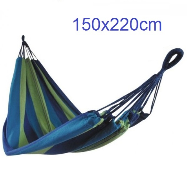 blue_hammock_1_smmw-zs Διπλή πολύχρωμη υφασμάτινη αιώρα μπλε ριγέ HY-8193-2 OEM - Image 1
