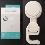 Δυνατό άγκιστρο με βεντούζα για σκούπες λευκό OEM