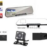Καθρέφτης αυτοκινήτου με HD DVR κάμερα καταγραφικό 4.3"+ ευρυγώνια κάμερα οπισθοπορείας 135° OEM