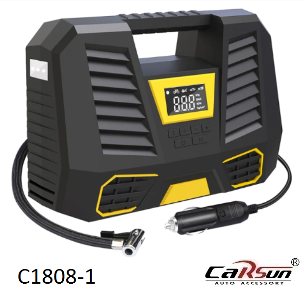 car_pump_C1808-1_CARSUN_1_llz1-3h Ψηφιακή φορητή αντλία αεροσυμπιεστή ελαστικών αυτοκινήτου DC12V C1808-1 Carsun Carsun - Image 1