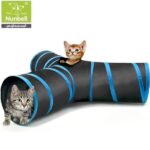 Αναδιπλούμενο τούνελ γάτας με 3 εξόδους μπλε 19418-242 Nunbell Nunbell
