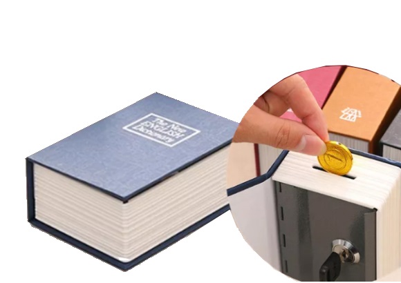 dictionary_blue_cb9f-7i Βιβλίο κουμπαράς Αγγλικό λεξικό, μπλε 8135 OEM - Image 1