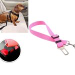 Ζώνη ασφαλείας για σκύλο ροζ