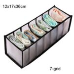 Αναδιπλούμενος διχτυωτός οργανωτής εσωρούχων για συρτάρι Μαύρο 12x17x36cm 15784-64 OEM