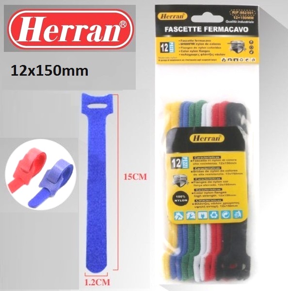 flanges_1.2x1.5cm__1_sgix-ge Δεματικά καλωδίων τύπου Velcro 12x150mm HERRAN 882551 HERRAN - Image 1