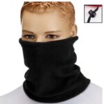 Μονόχρωμος fleece λαιμός, μαύρος OEM