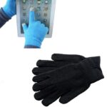 Γάντια για iphone, ipad, συσκευές με οθόνη αφής  μαύρο OEM