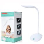 Επαναφορτιζόμενη επιτραπέζια λάμπα με εύκαμπτο βραχίονα λευκή OEM