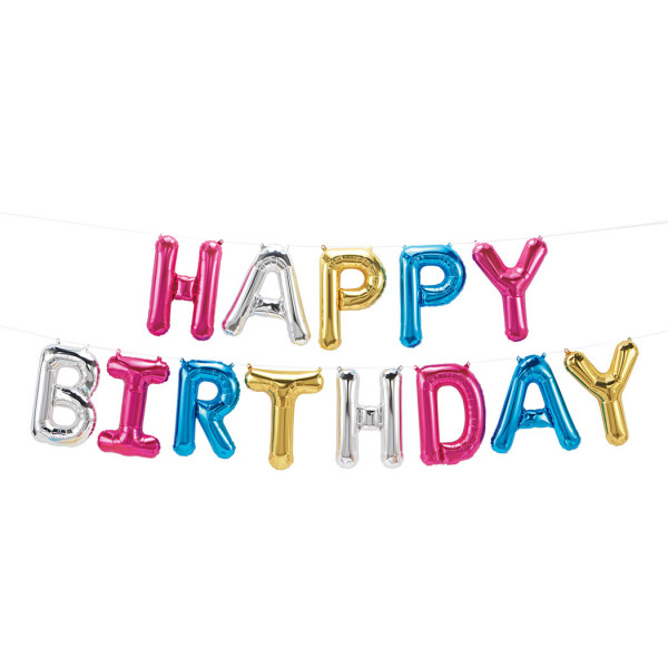 happy_birthday_foil_balloons_5_l11g-rd Μπαλόνια γενεθλίων πολύχρωμα 8113 OEM - Image 1