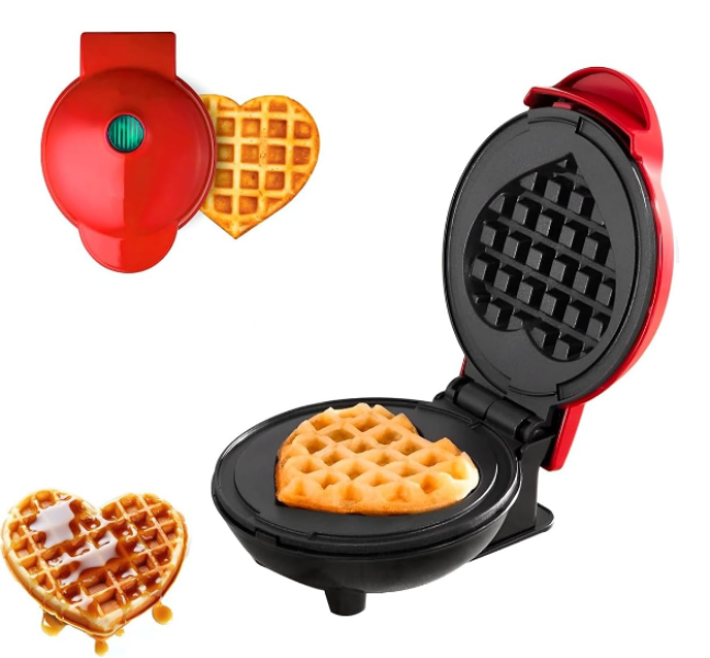 heart_3_ejg2-4u Μίνι βαφλιέρα καρδιά 350W 8438 - Image 1