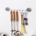 Αυτοκόλλητη ράγα κρεμάσματος με 6 άγκιστρα J&S 21404