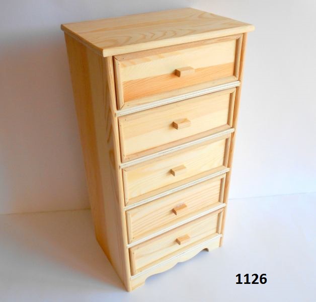 jewelry_dresser_5dr_1 Ξύλινη μπιζουτιέρα συρταριέρα με 5 συρτάρια 1126 87119 OEM - Image 1
