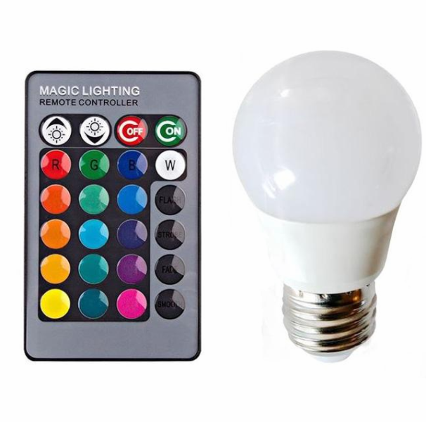 lamp_3w_vnm4-9j Λάμπα LED 3W με τηλεχειριστήριο και dimmer OEM - Image 1