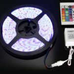 Πολύχρωμη ταινία LED 5 μέτρων RGB με τηλεχειριστήριο 8104 OEM