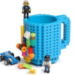 Πλαστική κούπα βάση για τουβλάκια κατασκευών γαλάζια OEM